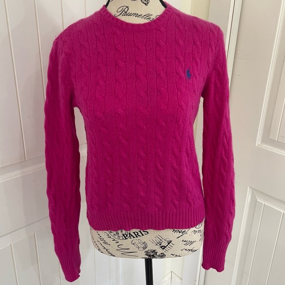 Ralph Lauren Sweaters - Ralph Lauren Cable Knit Wool-Cashmere Sweater - M